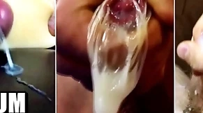 25 hot cumshots! the mould selection of my sperm 2022 (1 part)