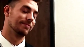 Office clerk has itsy-bitsy choice but to drag inflate boss' step-son cock