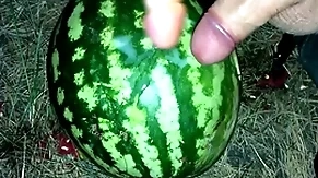 I found a watermelon in the forest with an increment of fucked it with two members / misdirect orgasm / russian dirty discourse / dildo
