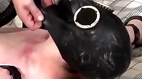 Maledom loving twink blake harvey masked by his hung master