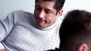Gay step daddies negotiate step sons & fuck them bareback