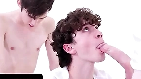 Dakota lovell disciplines sam money box with his massive locate in front of the priest - missionary boys