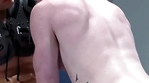 Jock gets sucked like a magnet to his teammate's cock