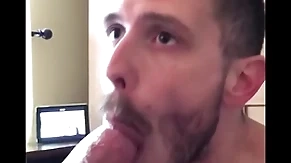 My buddy was hungry for cock and cum ergo he took an uber to my place and proceeded to suck me withdraw until i shot my load down his guzzling throat. amenable boy seductive daddy’s cock and cumload.