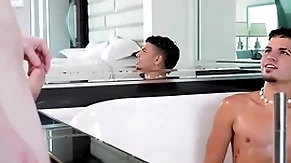 Showerbait unpredictable intensify tight booty latin guy fucked away from thick cock