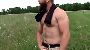 Desperate farmer needs money he gets surprised when he gets offered some cash to ride a cock - bigstr
