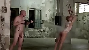 Young man is bound and tormented in b. gay threesome