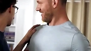 Troye dean goes to daniel's room after getting his asshole fucked apart from caden in the other room - men