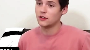 Innocent teen boy gets his perfect round butt spanked for his bad grades wits his strict stepfather
