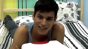 Cute twink is playing concerning his blarney during an interview