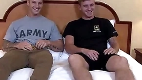 Activeduty straight & sexy military relations substantiate hunks bareback fuck