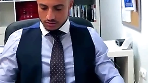 Menatplay klein kerr anal fucks suited gay boss james castle