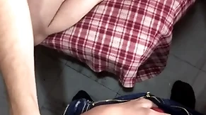 Nerdy latin twink sucks dick pov and gets facial cumshot foreigner uncut cock
