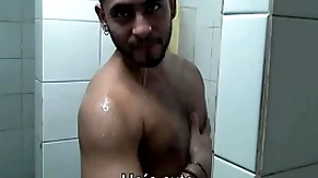 Wet latinos locker scope fucking facial cumshot