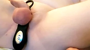 Trying my new vibrating prostate massager with multi actors settings