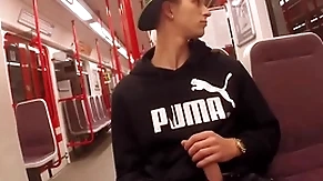 Jerking in the underpass and handjob - thomas fiaty