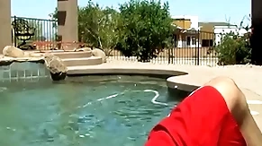 Jacuzzi no laughing matter around turns into sex with twink and jock
