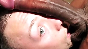 Amateur guy meets a big black cock
