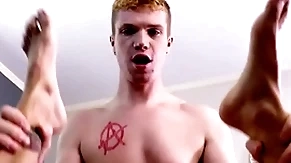 Step-brothers andy taylor and dacotah overheated have gay sex.