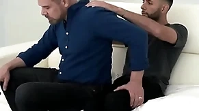 Stepdad asks his stepson for a neck kneading to ease be transferred to tension, with an increment of be transferred to cute boy couldn’t be happier