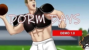 Jocks are head empty - dorm days demo - 12 days of yaoi s02 e03