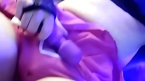 Sissy femboy cums while caged in chastity