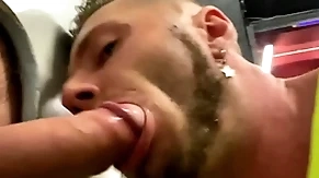 Self-regard hole gay blowjob for uncultured cock
