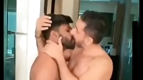 Married indian gays deep kissing