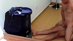 Cute lean defy gets paid to suck cock at the train bottom and then fuck bareback - bigstr 243