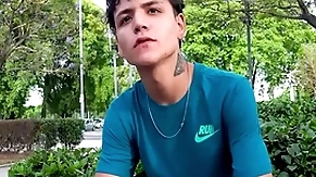 Cute latin twink agrees to latitude legs for definite