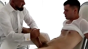 Master is interviewing new twink recruit in the matter of buttplug handjob masonic-boys.com