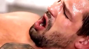Angel rivera leaves his door open when masturbating ergo brysen can easily watch him doing his thing with his toy - men
