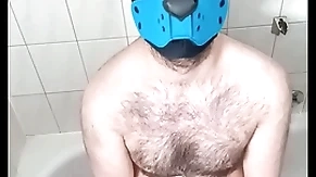 My master pees on me and i play with my bad dragon dildo