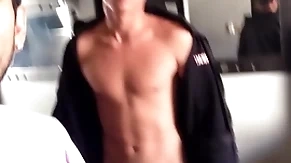 Very sexy and shy tall jock gets head subscribe to see him cum