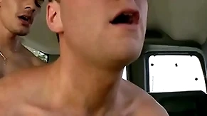 Loss-leader bus - straight Loss-leader ethan slade slides into logan ryder's gay arse