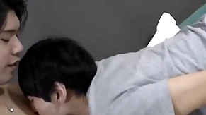 Cute japanese twink doggystyle fucked before proverbial cumshot