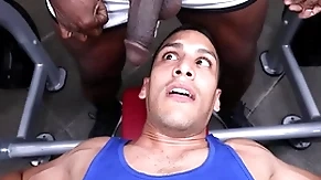 Gaywire - aaron bus & leo silva bumping uglis in chum around with annoy gym