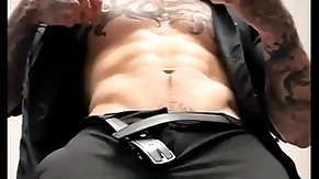Stroking my massive cock and talking derisive in advance shooting a huge load